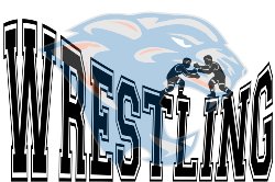 figures wrestling and HMS cougar logo
